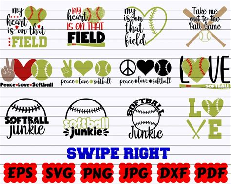 100 Softball Svg Bundle Softball Mom Svg Masterbundles