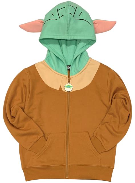 Star Wars The Mandalorian Toddler Boys Baby Yoda Costume Hoodie