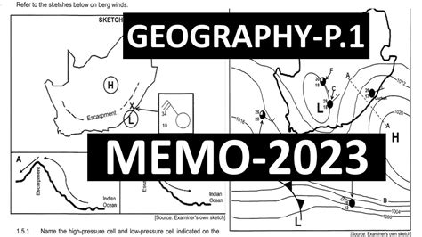 MEMO 2023 GEOGRAPHY P 1 GRADE 12 FINAL EXAM NOVEMBER THUNDEREDUC BY S