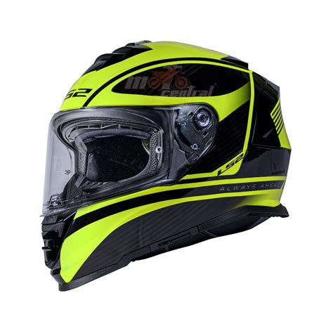 LS2 FF800 Storm II Dodger Black HV Yellow Gloss Helmet M