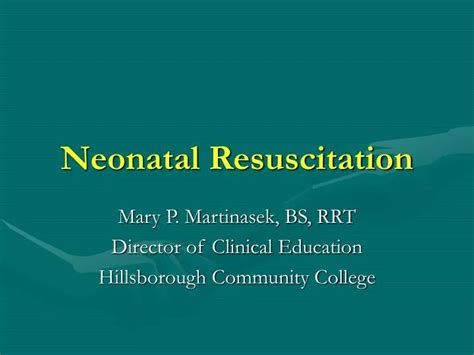 Ppt Neonatal Resuscitation Powerpoint Presentation Free Download Id2961647