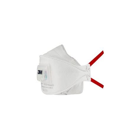 Masque respiratoire jetable 3M FFP3 avec soupape série Aura 9300 Gen3