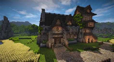 Medieval Build Forge And Houses Weareconquest Timelapse Minecraft Map