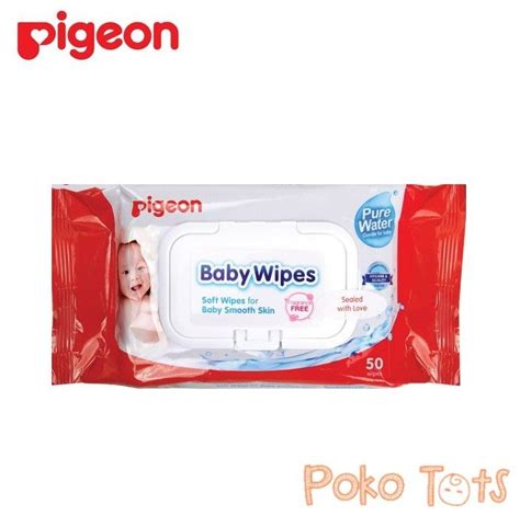 Pigeon Baby Wipes Pure Water S Tissue Basah Lembar Sheets Lazada