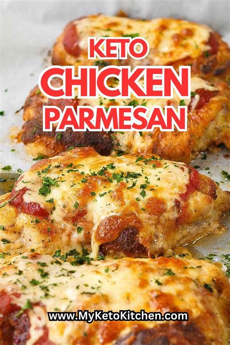 The Best Keto Chicken Parmesan Low Carb Parmigiana