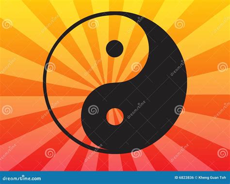 Yin Yang Symbol Stock Vector Illustration Of Natural