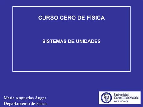 Sistemas De Unidades Ppt