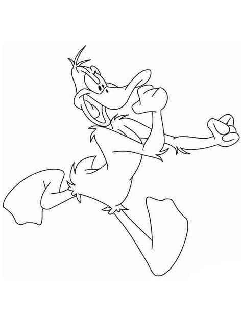 Daffy Duck Coloring Pages Free Printable Duffy Dack Coloring Pages