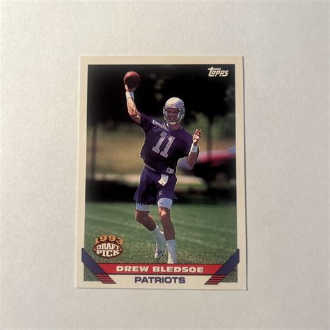 1993 Topps 130 Drew Bledsoe RC EBay