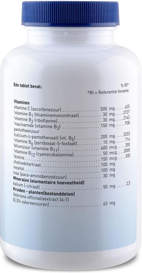 Orthica Stress B Complex Forte Vitaminen Tabletten Bol