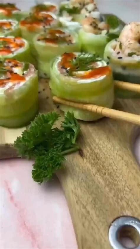 Recebercomcharme On Instagram Rolinho De Pepino Com Cream Cheese E Salmão Defumado Leve