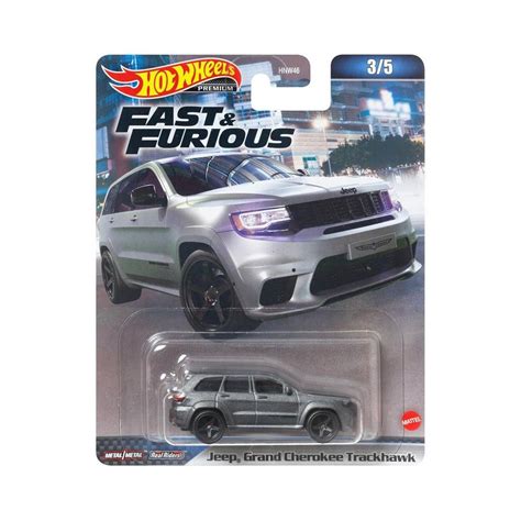 Hot Wheels Jeep Grand Cherokee Trackhawk Fast Furious Mini Hunts