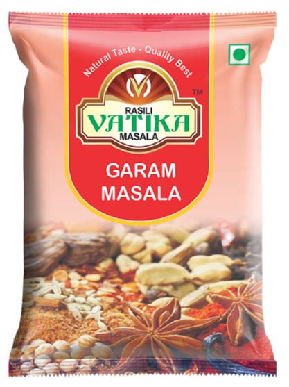 Printed Glossy Garam Masala Packaging Pouch Heat Sealed At Rs Kg