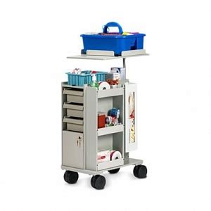 Slimline Store And Go Phlebotomy Cart Medline Industries Inc