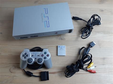 SONY Playstation 2 PS2 Satin Silver Silbern Silber Zubehör Kaufen