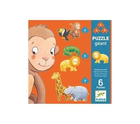 Puzzle Géant Ouistiti Et Ses Amis BUT