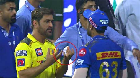 MS Dhoni S Heart Winning Gesture For Out Of Form Surya Kumar Yadav Won