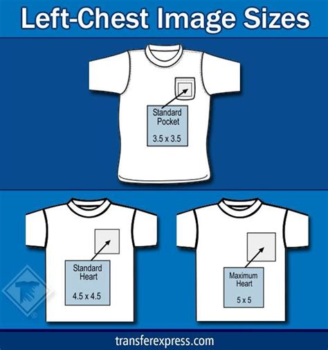 standard left chest logo size - Donella Dupuis