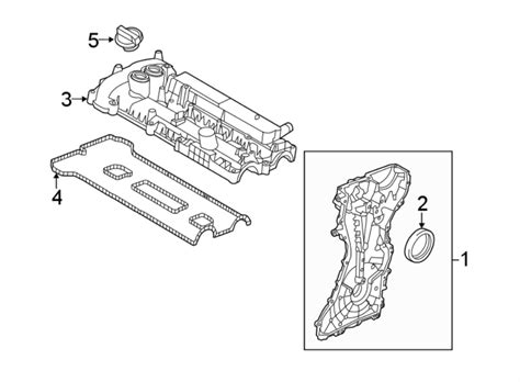 2022 Land Rover Range Rover Engine Valve Cover Gasket 2 0 Liter Lr025664 Land Rover Palm