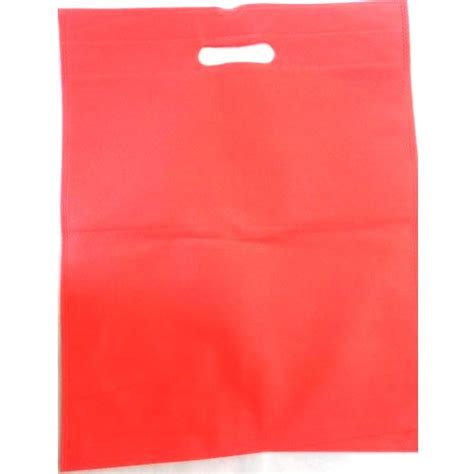 Red Plain Non Woven D Cut Carry Bag At Rs 5 Piece In Jaipur Id