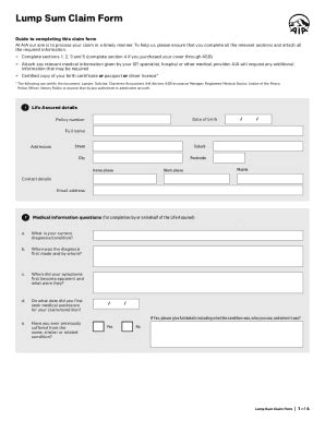 Fillable Online Critical Illness Claim Form Member Fax Email Print