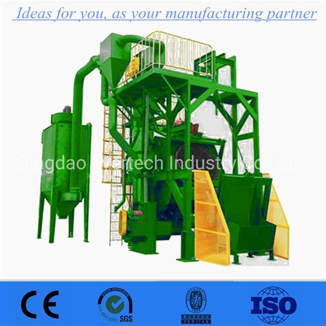 Rotary Barrel Type Rolling Drum Shot Blasting Machine China Barrel