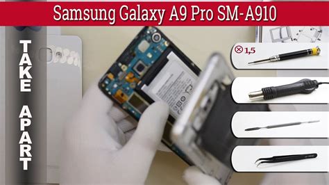 How To Disassemble Samsung Galaxy A9 Pro 2016 SM A910 SM A9100