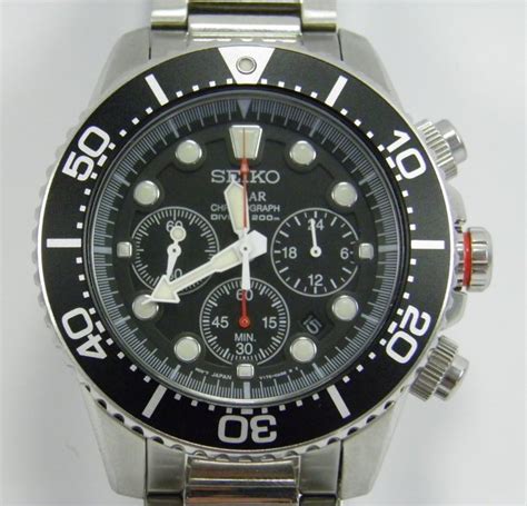 Seiko Solar Chronograph Divers V Ad Mens Wrist Watch Catawiki