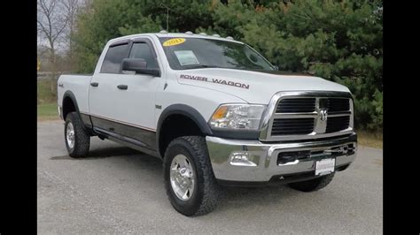 2011 Ram 2500 Power Wagon Crew Cab 4x4 White Martinsville In B0250 Youtube