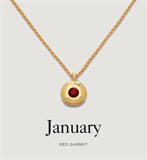 July Birthstone Necklace Adjustable 41 46cm16 18 In 18k Gold Vermeil
