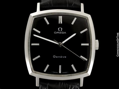 1971 Omega Geneve Vintage Mens Handwound Watch Stainless Steel