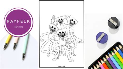 Mini Huggies Poppy Playtime Coloring Pages Rayfelk Printable Coloring