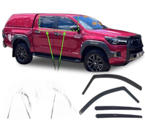 Buy Ac Wow X Wind Deflectors For Toyota Hilux Door