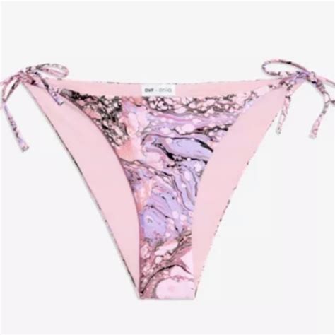 Onia Swim Dvf X Onia Kate Bottom Marbled String Bikini B237 Poshmark