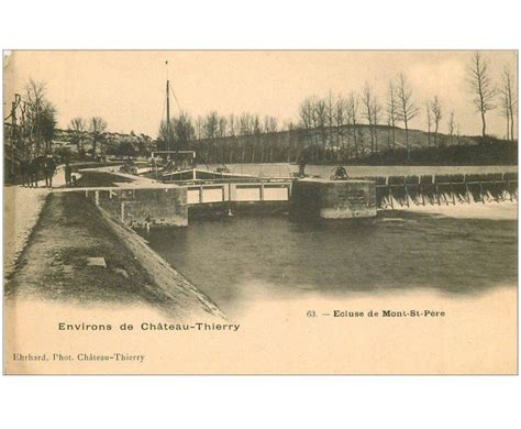 Carte Postale Ancienne Mont Saint Pere Ecluse Et P Niche Carte