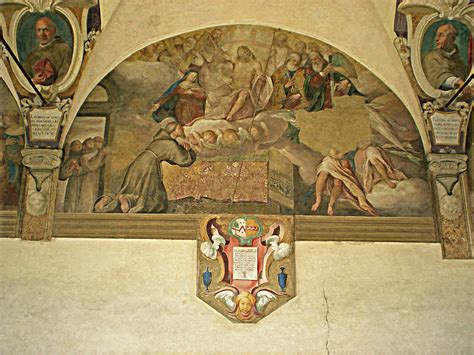 Visione Di San Francesco D Assisi Alla Porziuncola Dipinto Murale