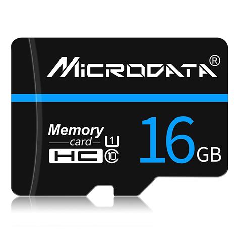 Microdata Gb U Blue Line And Black Tf Micro Sd Memory Card