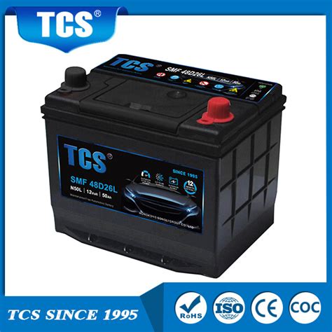 OEM y ODM 12V 50Ah batería del coche N50L batería de arranque 48D26L