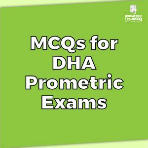 MCQs For DHA Prometric Exam