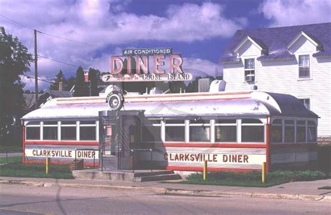 Clarksville Diner Exterior Day American Diner Diner Diner Restaurant