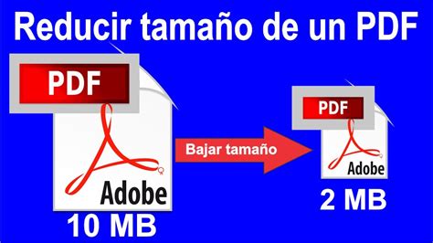 Reducir TAMAÑO de un archivo PDF 2020 Comprimir un archivo PDF