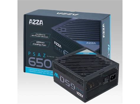 AZZA 650W ATX 80 PLUS Bronze Certified Non Modular Power Supply