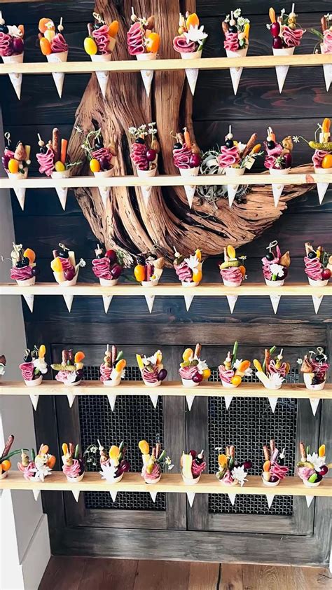 Charcuterie Cone Appetizers Cone Display Wedding Inspo Wedding