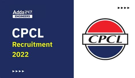 CPCL Recruitment 2022 Apply Online For 22 CPCL Executive Vacancies Here