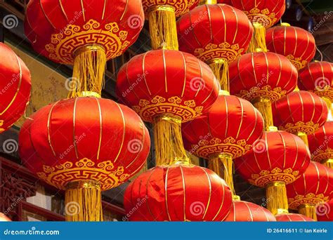 Red Chinese Lanterns Stock Image Image 26416611