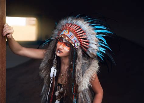 Native American Warrior Face Paint