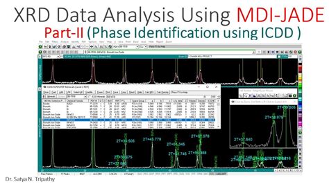 Quantitative Phase Identification Using ICDD PDF 4 MDI JADE YouTube