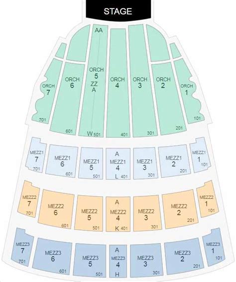 Radio City Music Hall Interactive Seating Chart