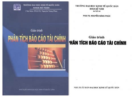 Giáo trình phân tích báo cáo tài chính doanh nghiệp PDF