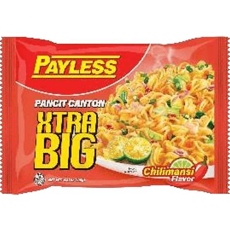 Payless Pancit Canton Xtra Big Chili Mansi G Instant Noodles